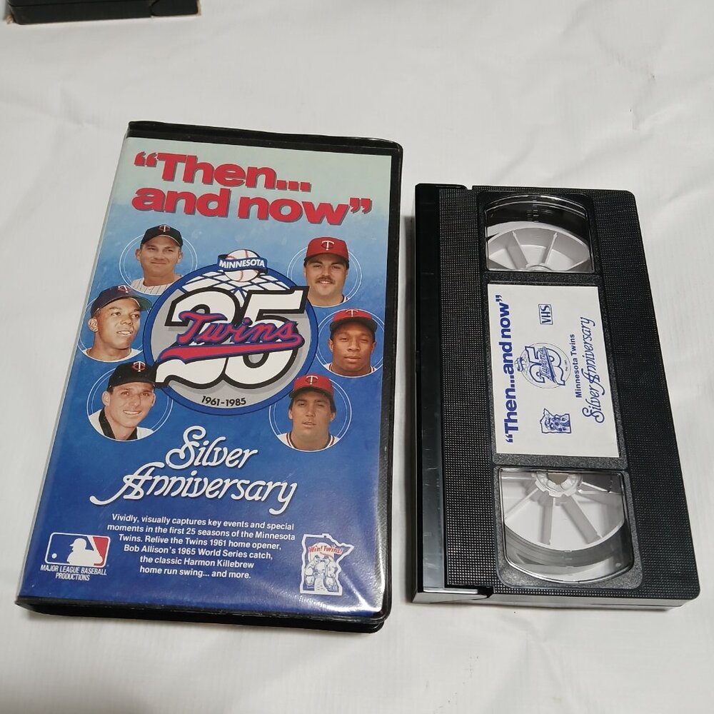 Minnesota Twins 25th Silver Anniversary 1961-1985 VHS Tape MLB - Bundle & Save